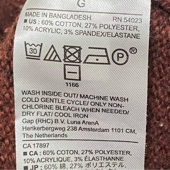 Banana Republic Amber Ale Crewneck Sweater Large 90s Grunge Soft Knit - Picture 5 of 6